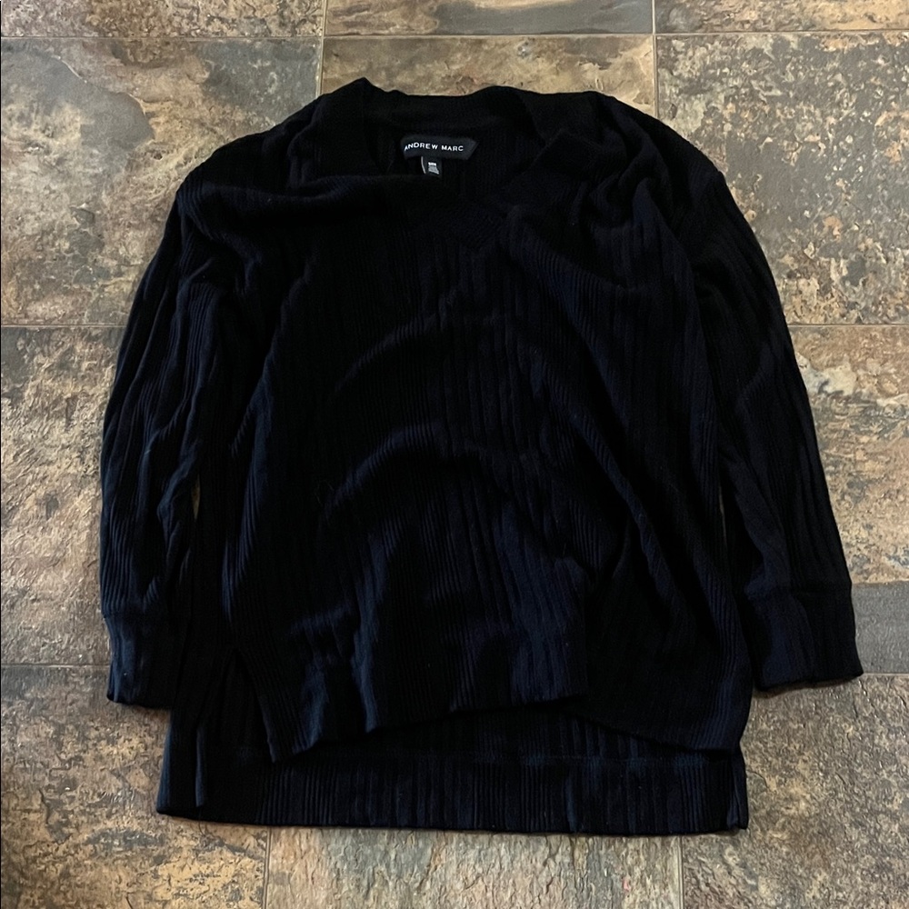 Andrew Marc Black Knitwear
